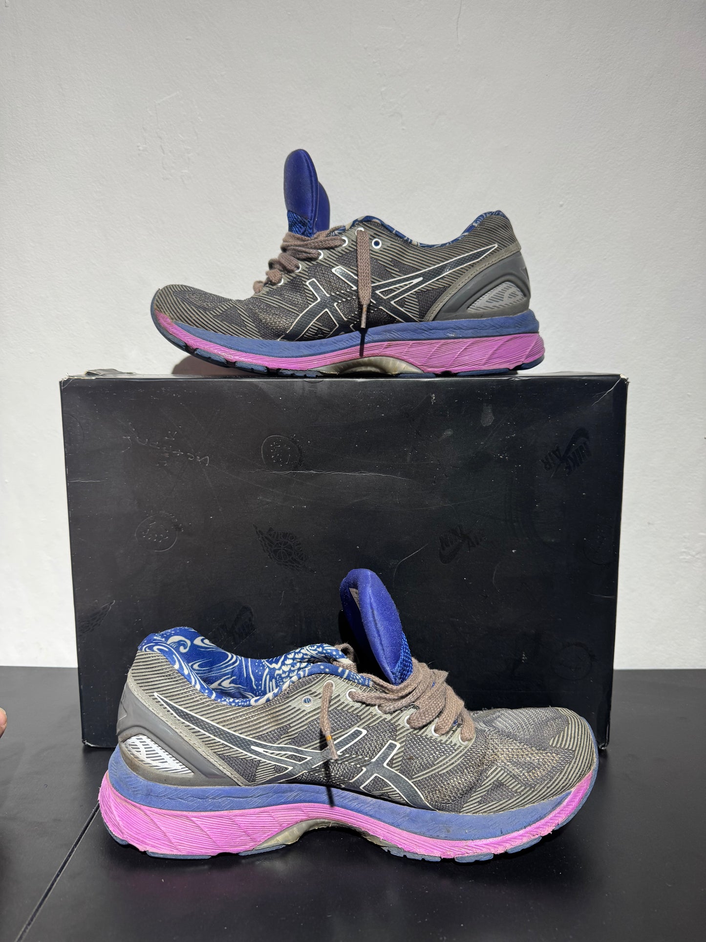 ASICS Gel-Nimbus 19 Noir/Mauve - Taille