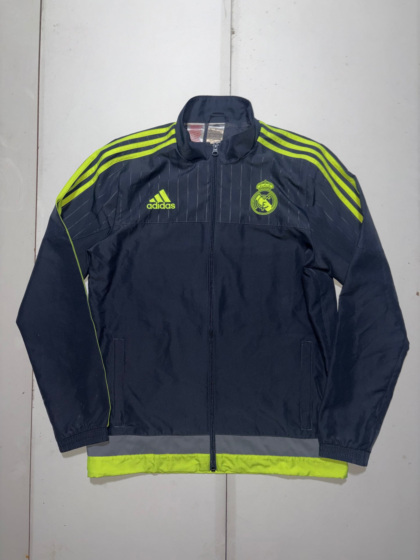 Survêtement Adidas Real Madrid CF Gris & Jaune fluo – XS