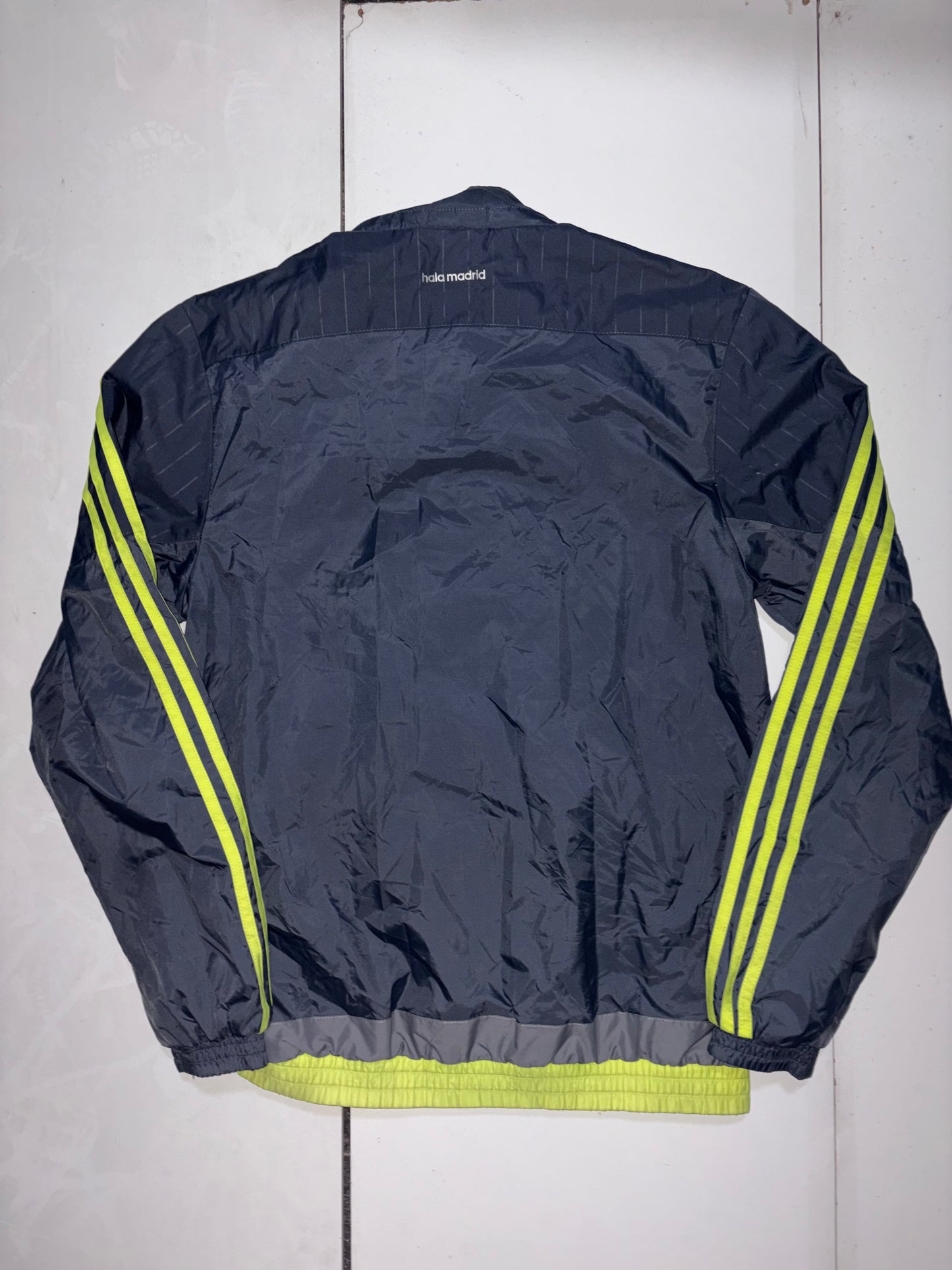 Haut de Survêtement Adidas Real Madrid CF Gris & Vert - XS