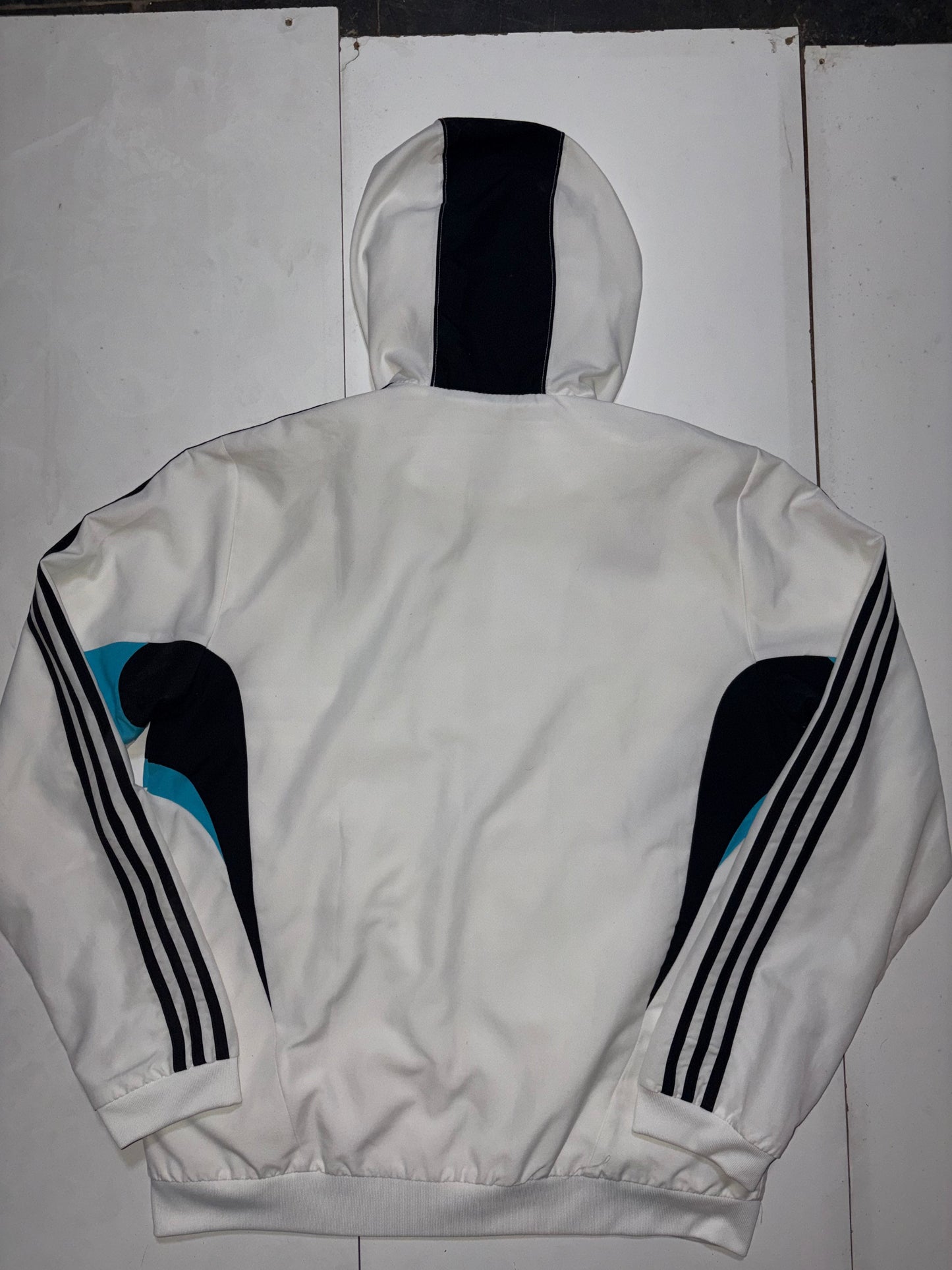 Survêtement Adidas Real Madrid CF Blanc & Noir – XL