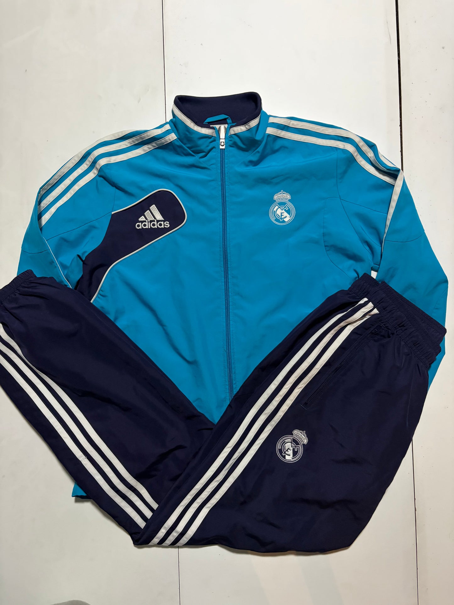 Survêtement Adidas Real Madrid CF Bleu ciel – XS
