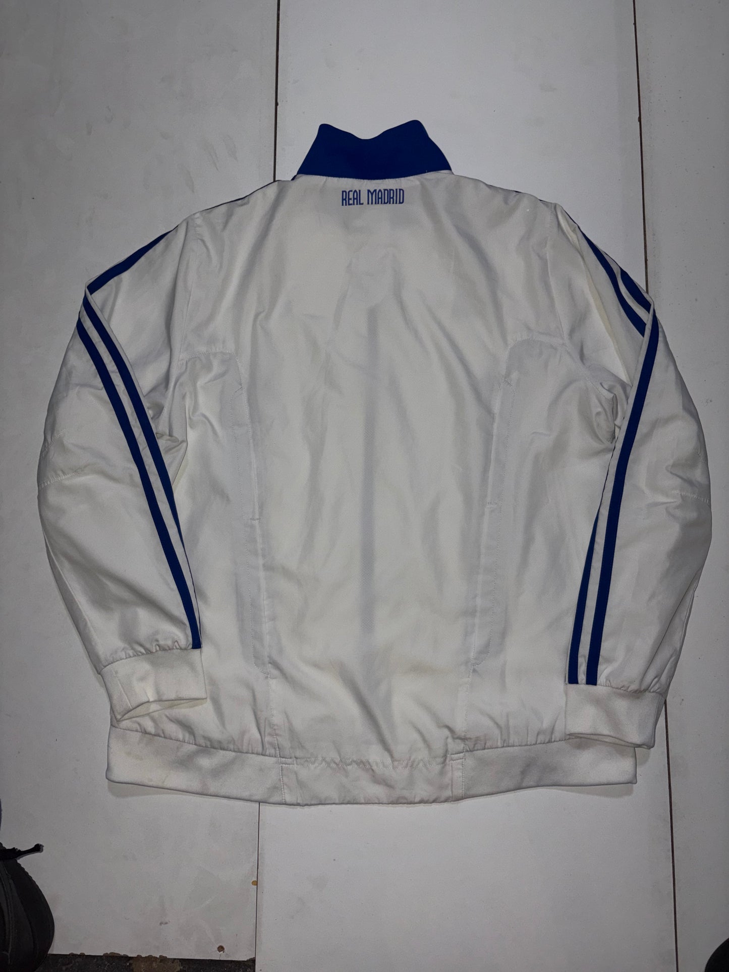 Survêtement Adidas Real Madrid CF Blanc & Bleu – XS