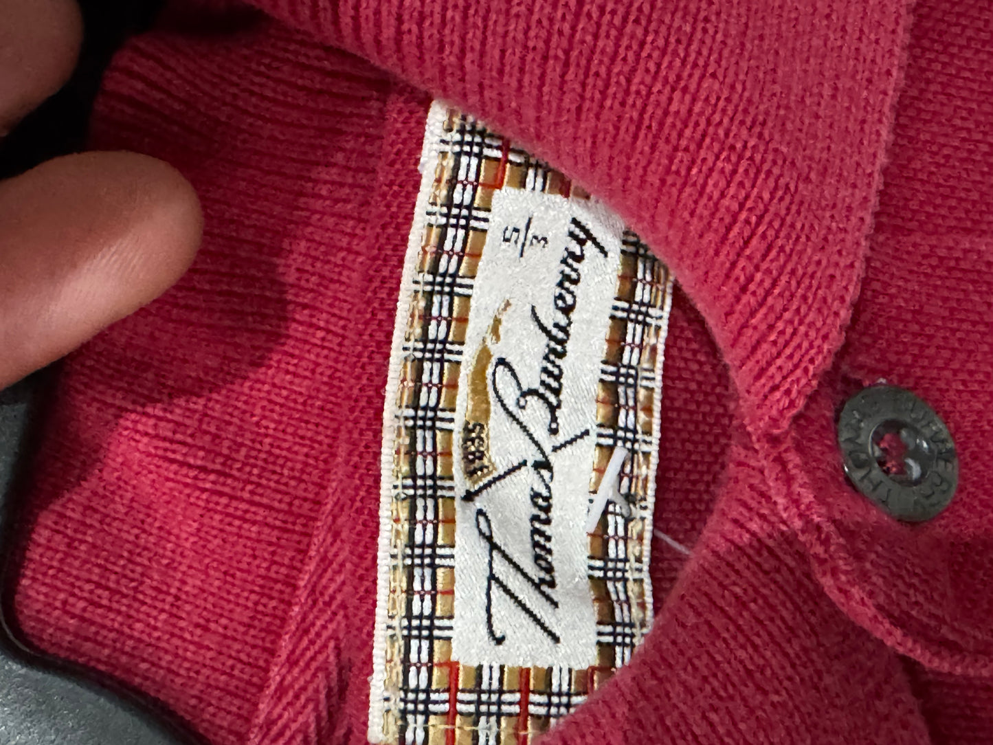 Polo Burberry Rouge - S