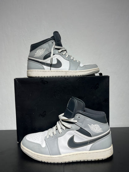 NIKE Air Jordan 1 Gris/Blanc - 44