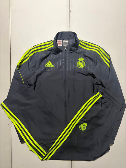 Survêtement Adidas Real Madrid CF Gris & Jaune fluo – XS