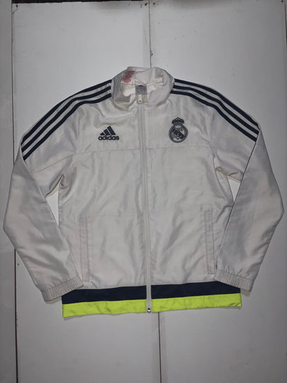 Survêtement Adidas Real Madrid CF Blanc & Jaune fluo – XS