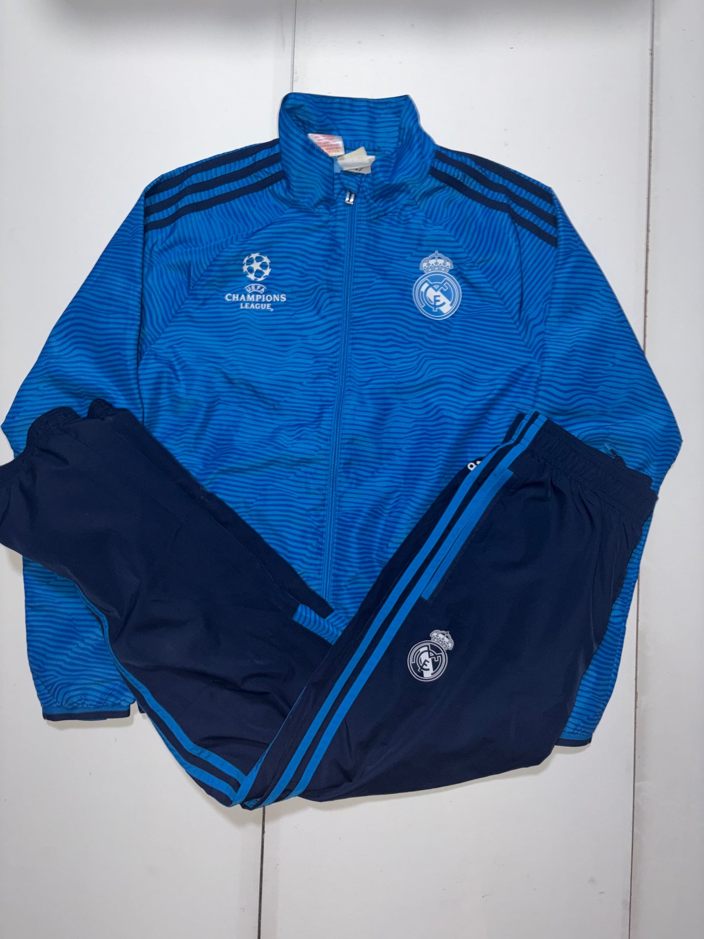 Survêtement Adidas Real Madrid CF Bleu foncé – 9/10y