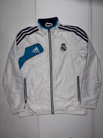 Survêtement Adidas Real Madrid CF Blanc & Bleu ciel – XS