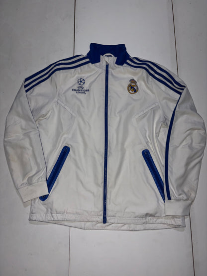 Survêtement Adidas Real Madrid CF Blanc & Bleu – XS