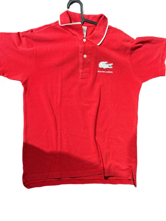 Polo Lacoste Roland Garros Rouge - M