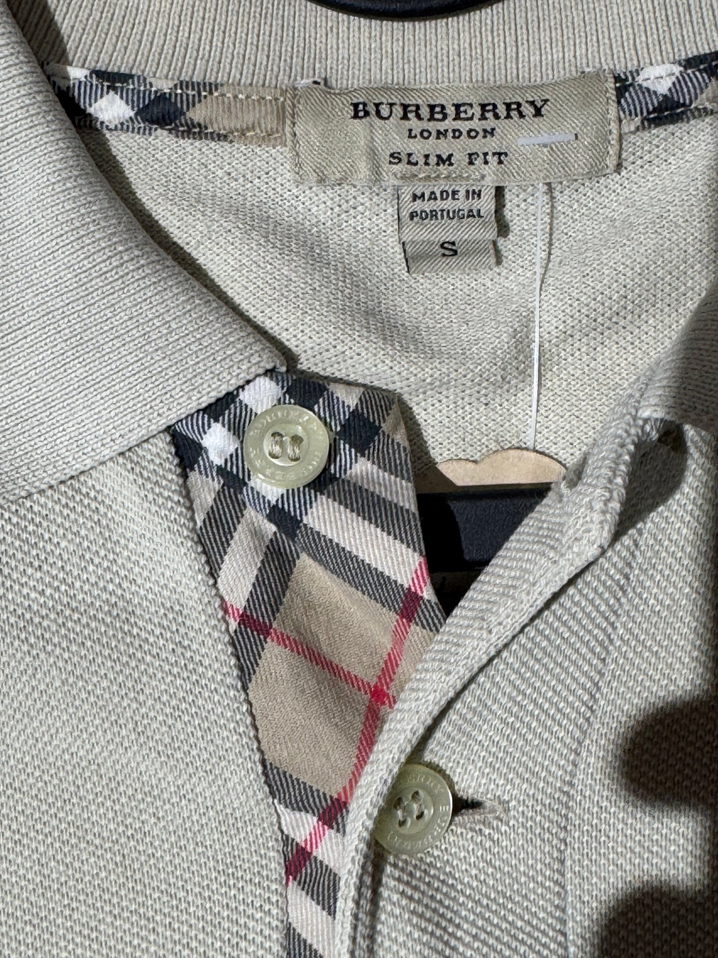 Polo Burberry Beige Clair - S