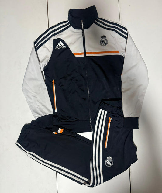Survêtement Adidas Real Madrid CF Noir & Orange – XS