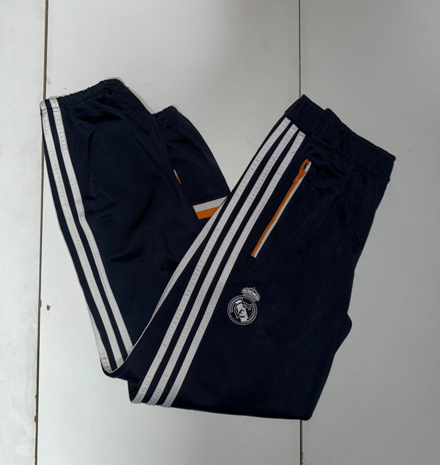 Survêtement Adidas Real Madrid CF Noir & Orange – XS